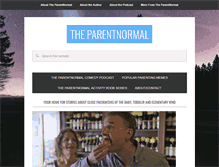 Tablet Screenshot of parentnormal.com